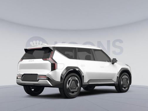 Snow White Pearl 2024 Kia EV9 Wind