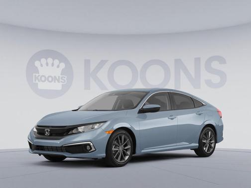 Gray 2021 Honda Civic EX