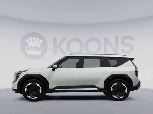 Ivory Silver 2024 Kia EV9 Wind