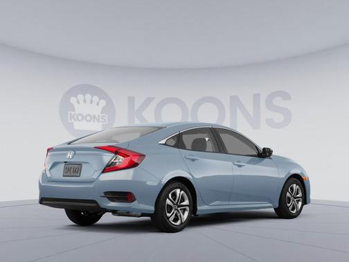 Modern Steel Metallic 2018 Honda Civic LX