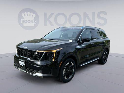 Aurora Black Pearl 2026 Kia Sorento Hybrid EX