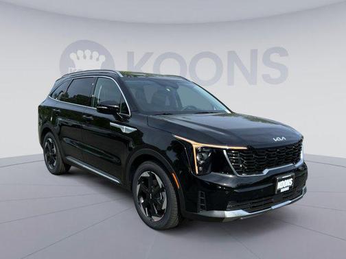 Aurora Black Pearl 2026 Kia Sorento Hybrid EX