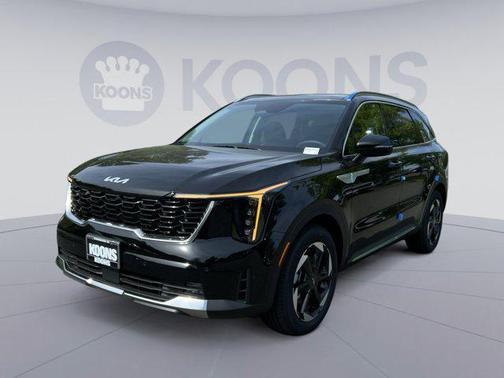 Aurora Black Pearl 2026 Kia Sorento Hybrid EX