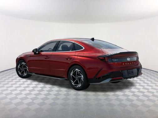 Red 2026 Hyundai SONATA SEL Sport