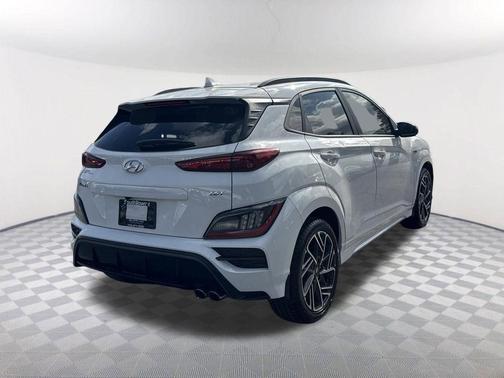 Lunar White 2022 Hyundai KONA N Line