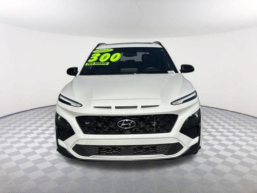 Lunar White 2022 Hyundai KONA N Line