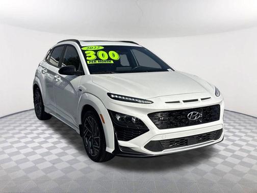 Lunar White 2022 Hyundai KONA N Line