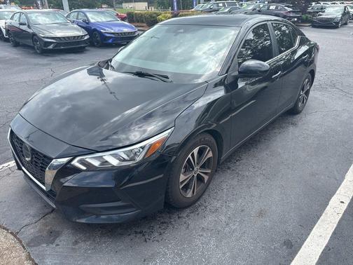 Black 2021 Nissan Sentra SV