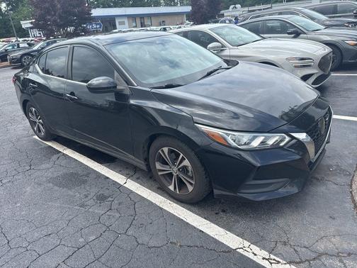 Black 2021 Nissan Sentra SV