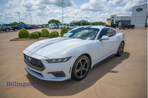 OXFORD WHITE 2024 Ford Mustang ECOBOOST PREMIUM