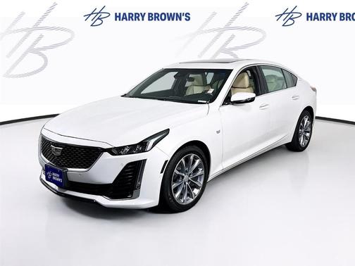 Crystal White Tri-Coat 2021 Cadillac CT5 Premium Luxury AWD