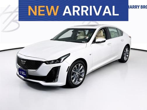 Crystal White Tri-Coat 2021 Cadillac CT5 Premium Luxury AWD