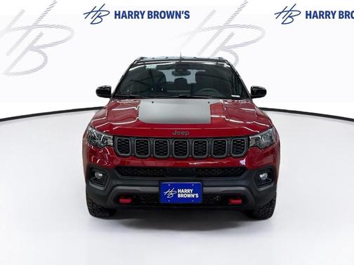 Red 2025 Jeep Compass Trailhawk