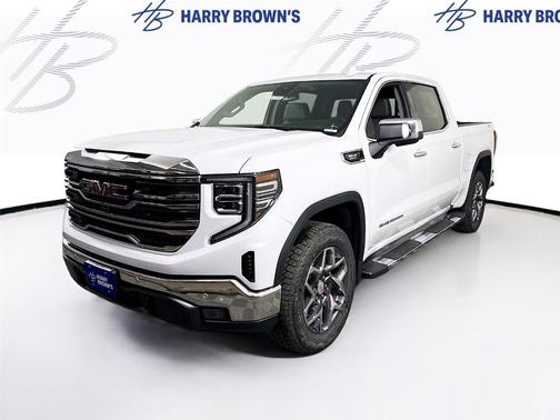 Glacier White 2026 GMC Sierra 1500 SLT