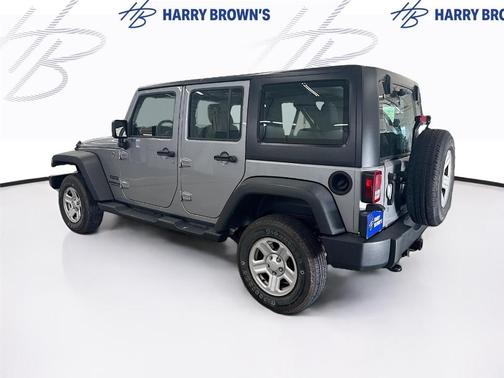 Silver 2014 Jeep Wrangler Unlimited Sport