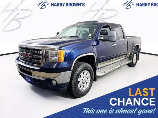 Midnight Blue Metallic 2012 GMC Sierra 3500 SLT