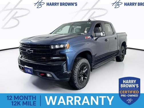 Northsky Blue Metallic 2021 Chevrolet Silverado 1500 LT Trail Boss