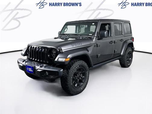 Gray 2022 Jeep Wrangler Unlimited Sport
