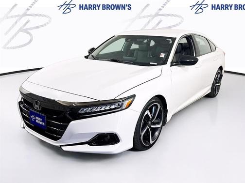 White 2022 Honda Accord Sport 1.5T