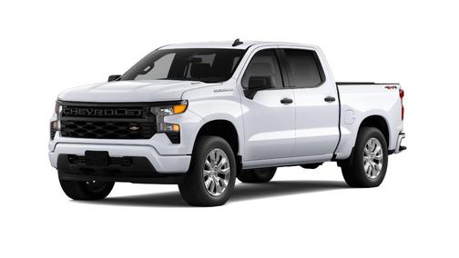 Summit White 2026 Chevrolet Silverado 1500 Custom