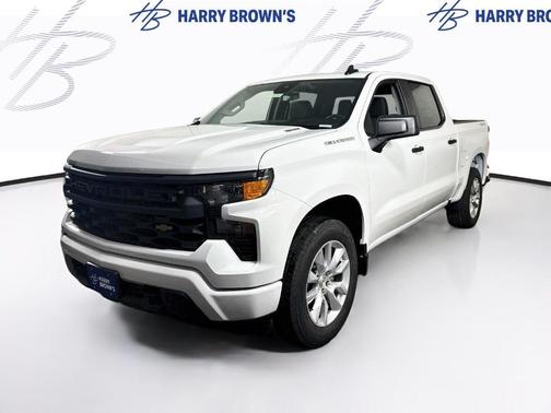 Summit White 2026 Chevrolet Silverado 1500 Custom