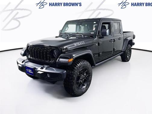 Black 2025 Jeep Gladiator Sport