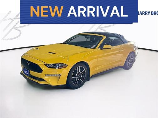 Yellow 2018 Ford Mustang EcoBoost Premium