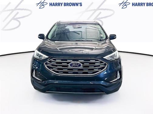 Blue 2024 Ford Edge Titanium