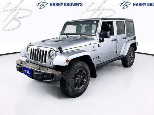 Silver 2017 Jeep Wrangler Unlimited Sahara