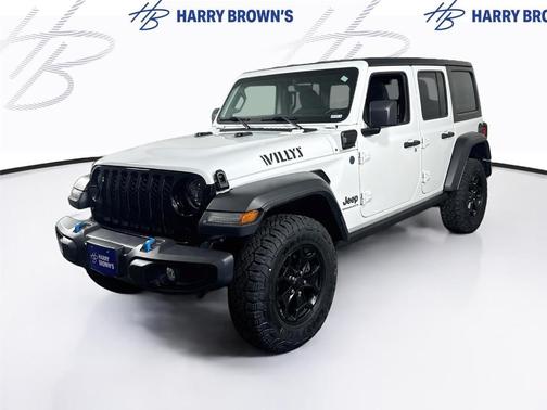 White 2023 Jeep Wrangler 4xe Base