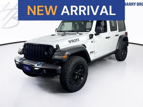White 2023 Jeep Wrangler 4xe Base