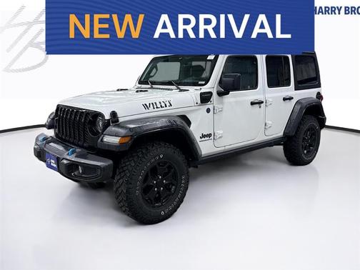 White 2023 Jeep Wrangler 4xe Base
