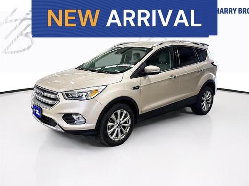 Beige 2017 Ford Escape Titanium