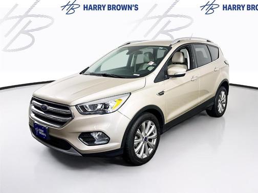 White Gold 2017 Ford Escape Titanium