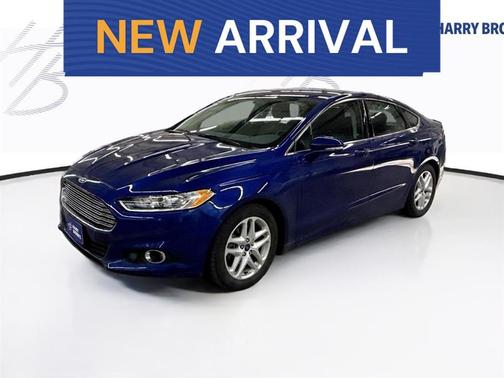 Blue 2015 Ford Fusion SE