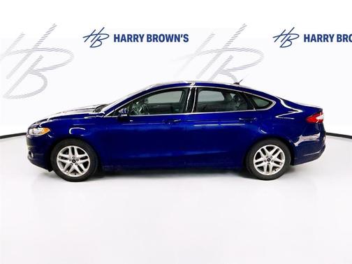 Blue 2015 Ford Fusion SE