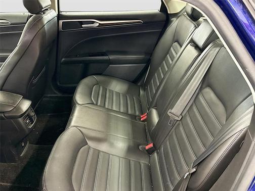 Blue 2015 Ford Fusion SE