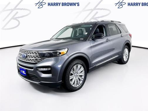 Carbonized Gray 2021 Ford Explorer Limited