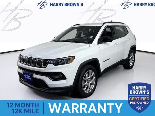 Bright White Clearcoat 2023 Jeep Compass Latitude Lux
