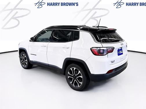 Bright White Clearcoat 2023 Jeep Compass Limited