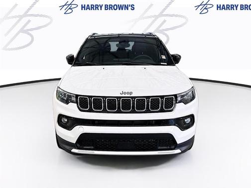 Bright White Clearcoat 2023 Jeep Compass Limited