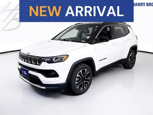 Bright White Clearcoat 2023 Jeep Compass Limited