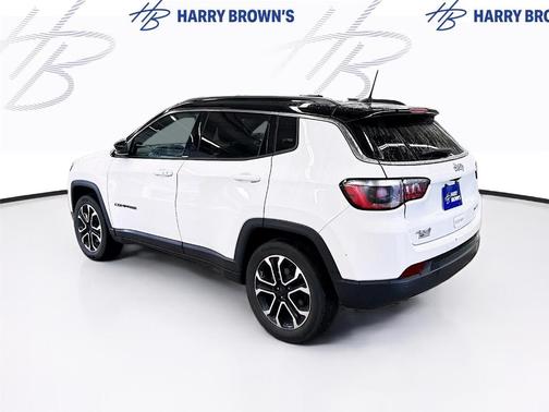 Bright White Clearcoat 2023 Jeep Compass Limited