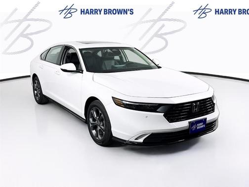 Platinum White Pearl 2025 Honda Accord Hybrid EX-L