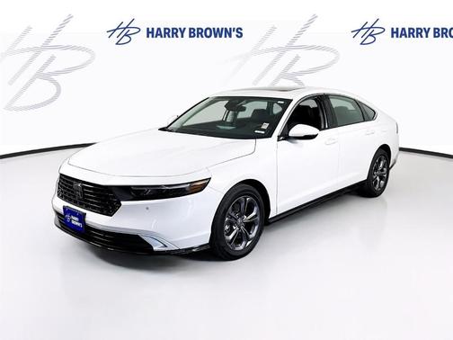 Platinum White Pearl 2025 Honda Accord Hybrid EX-L