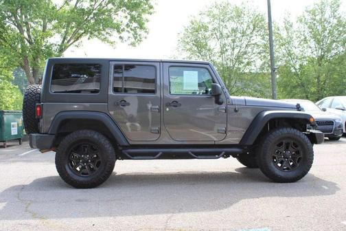 Granite Crystal Metallic Clearcoat 2017 Jeep Wrangler Unlimited Willy Wheeler 4x4