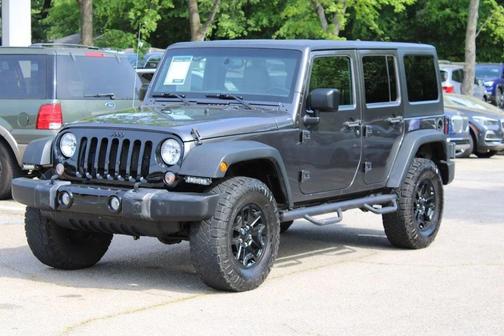 Granite Crystal Metallic Clearcoat 2017 Jeep Wrangler Unlimited Willy Wheeler 4x4