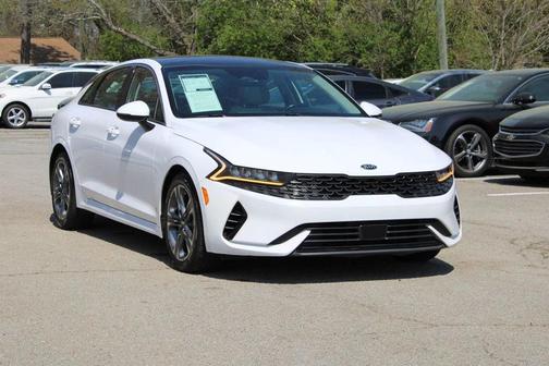 Glacial White Pearl 2021 Kia K5 EX