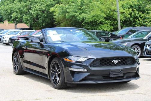 Shadow Black 2020 Ford Mustang EcoBoost Premium