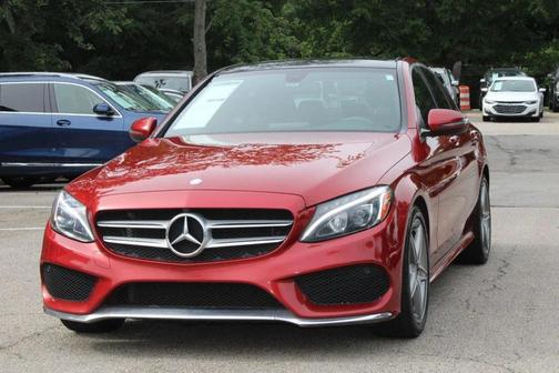 designo Cardinal Red Metallic 2017 Mercedes-Benz C-Class C 300 Sedan